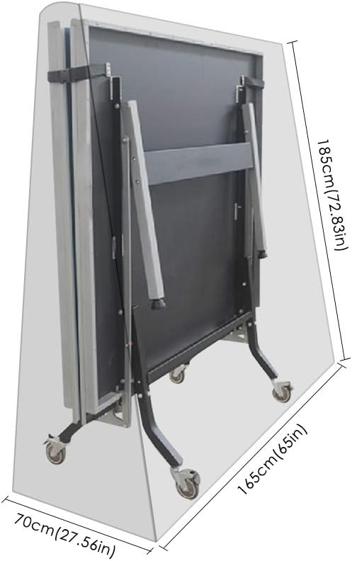Wasserdichte Tischtennisplatten Abdeckung (185 × 70 × 165 cm)