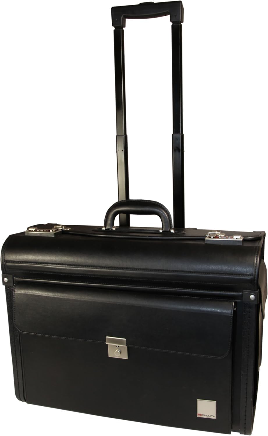 Pilotenkoffer Trolley mit Zahlenschloss und Laptopfach, Pilotenkoffer Trolley Kunstleder, Schloss