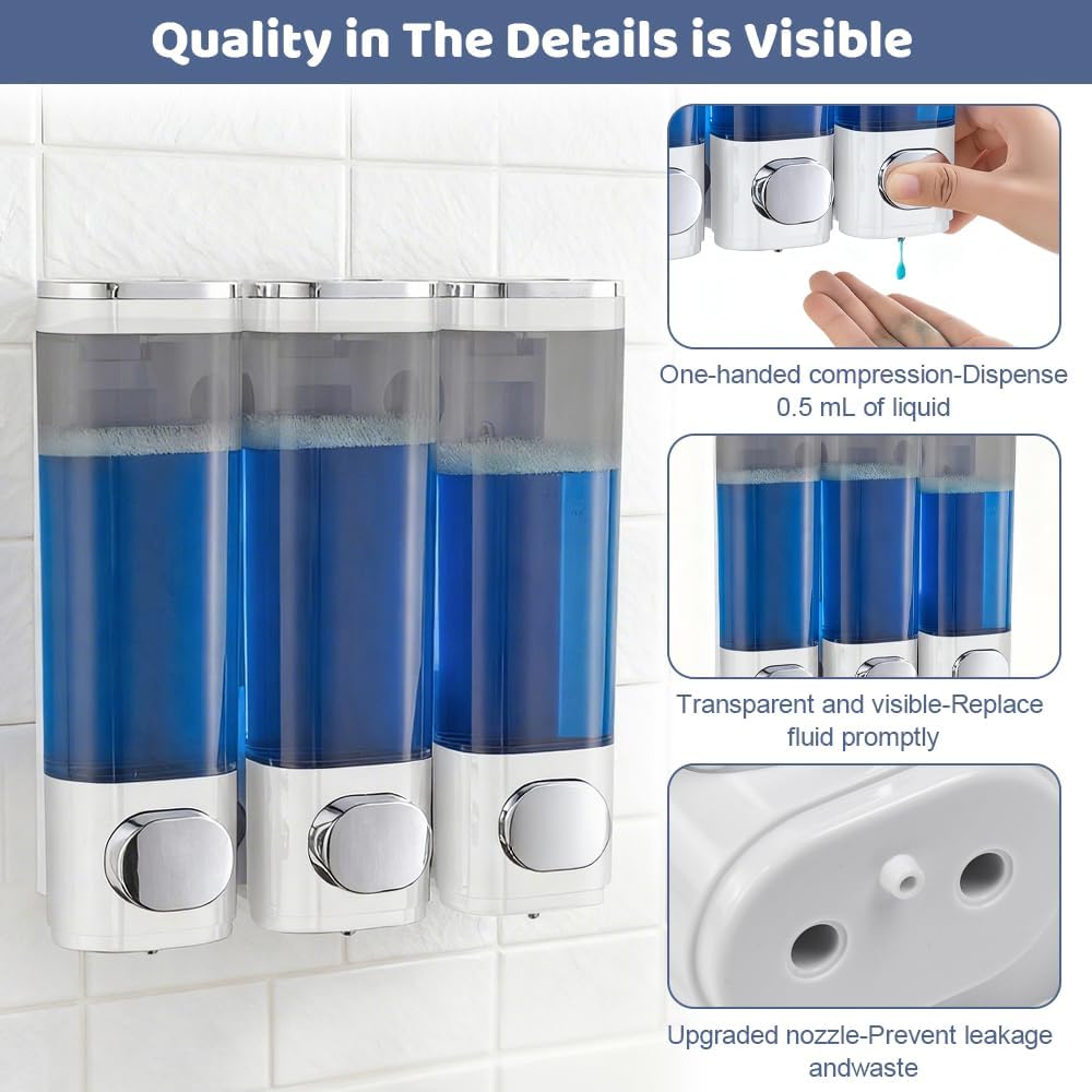 Shampoo und Seifenspender, 300MLx3