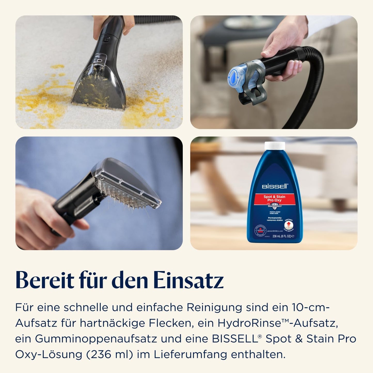 Akku Polster- & Teppichreiniger, Cordless (Compact)
