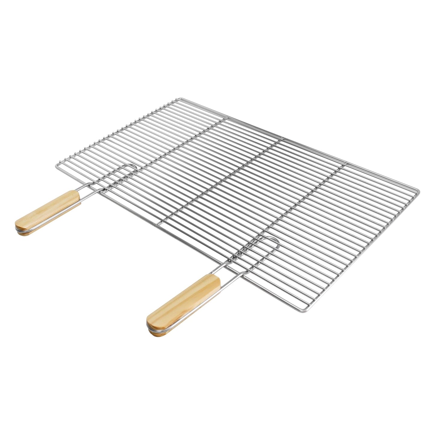 Grillrost mit abnehmbarem Griff, 67 x 40 cm mit Griffen