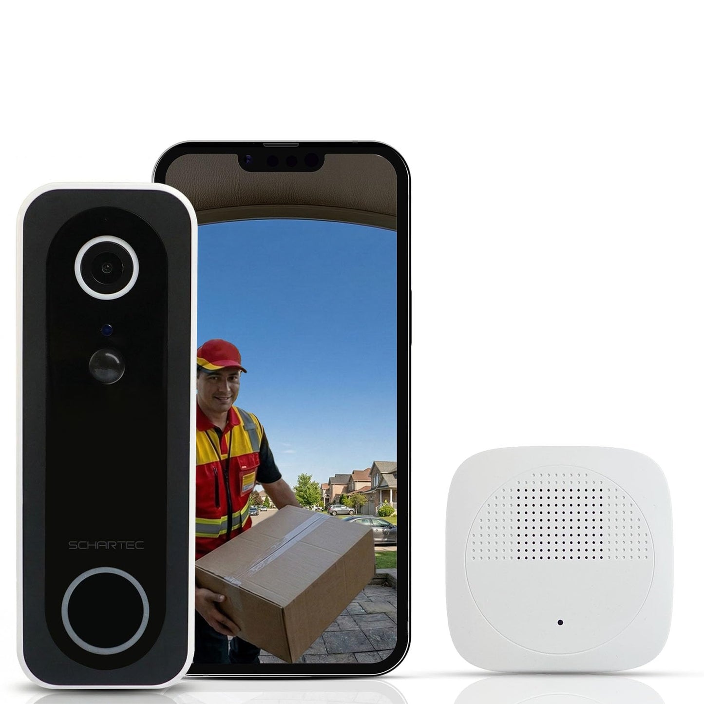 H6 Smarte Video-Türklingel mit WLAN & Überwachungskamera