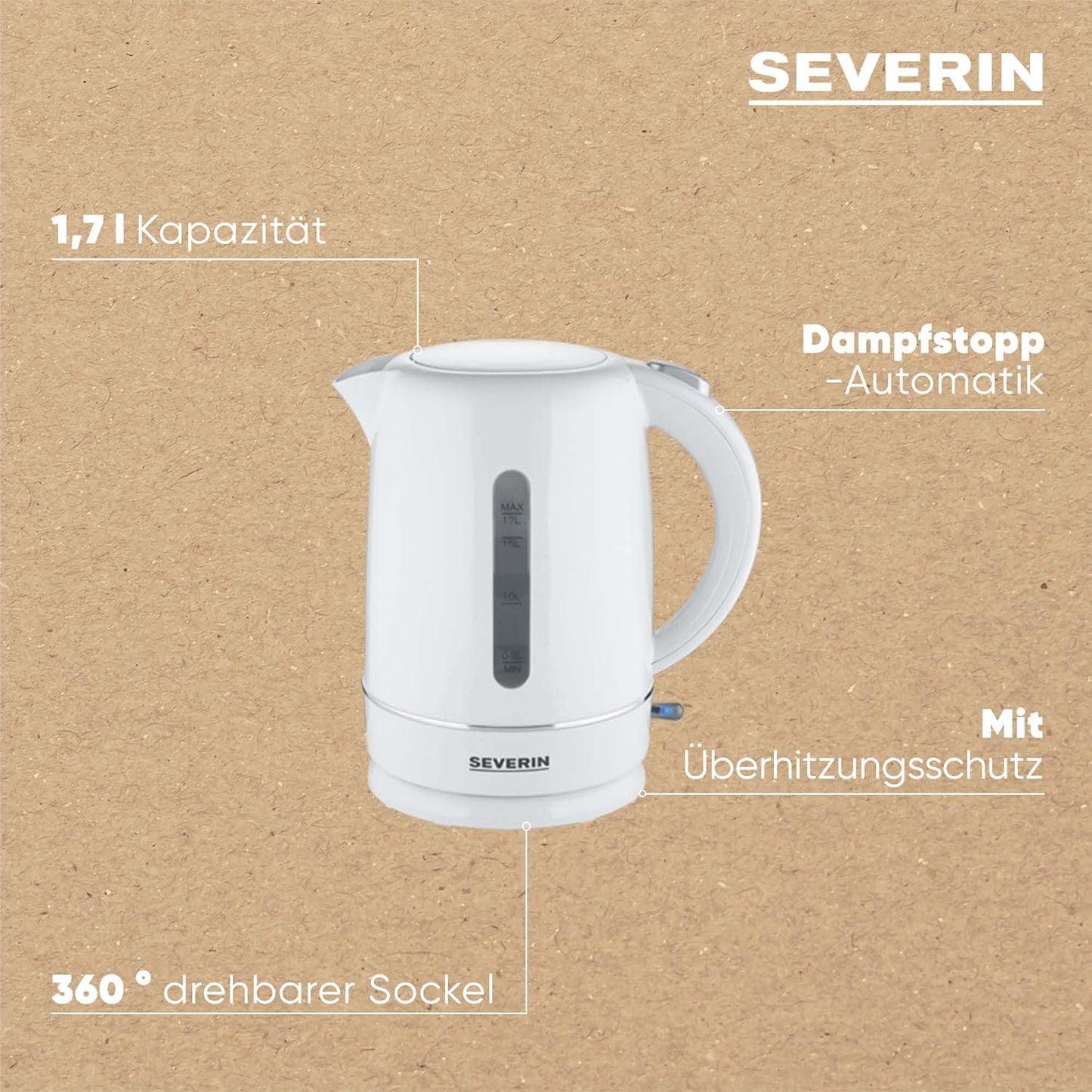Wasserkocher WK 4325, Weiss