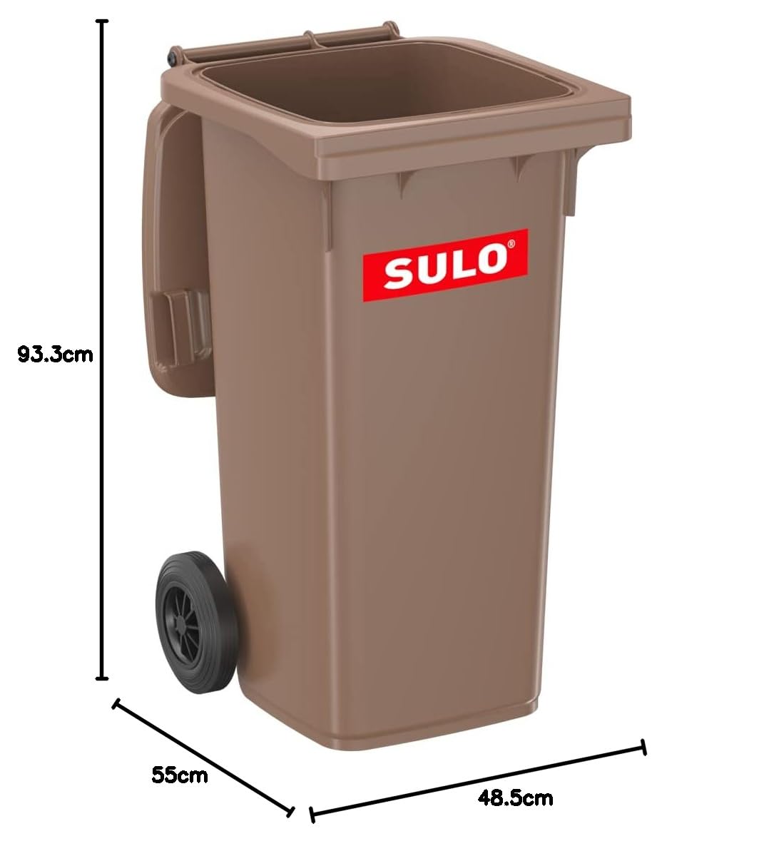 Citybac Classic Mülltonne, Braun ohne Zubehör