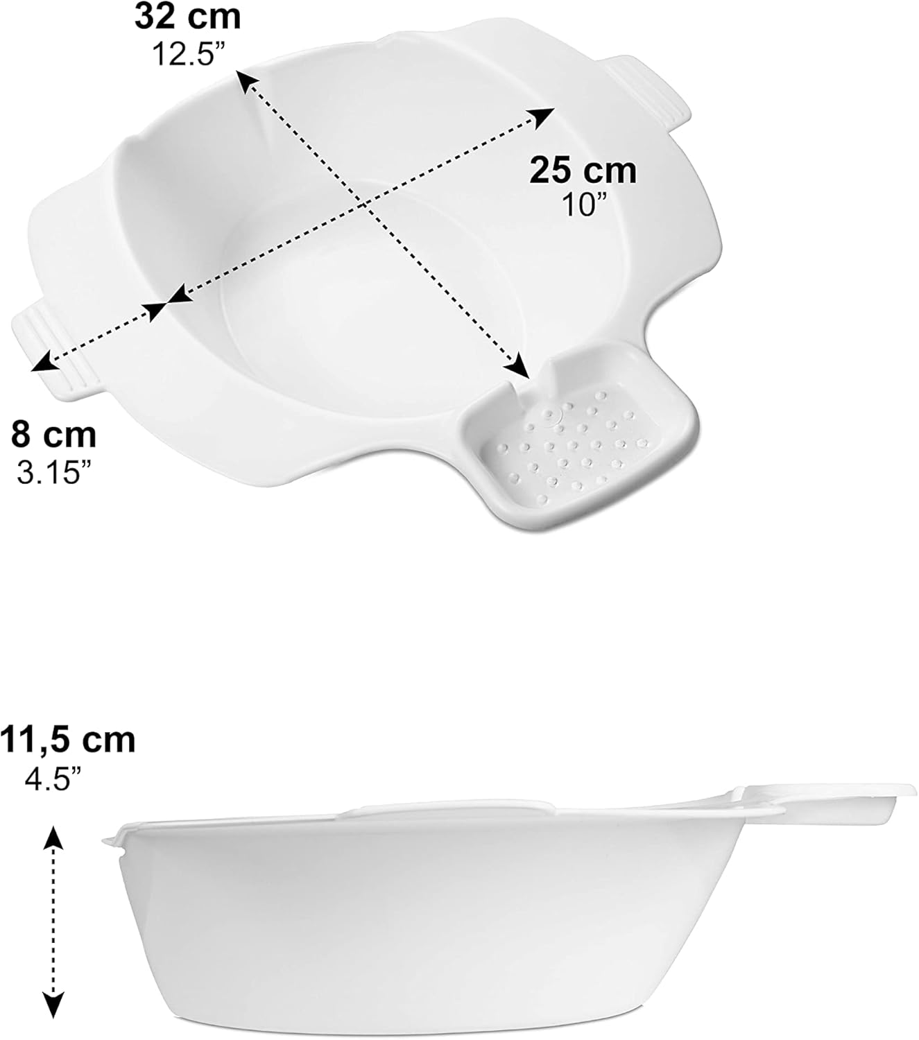 Tragbare Sitzbadewanne für Hämorrhoidenpflege