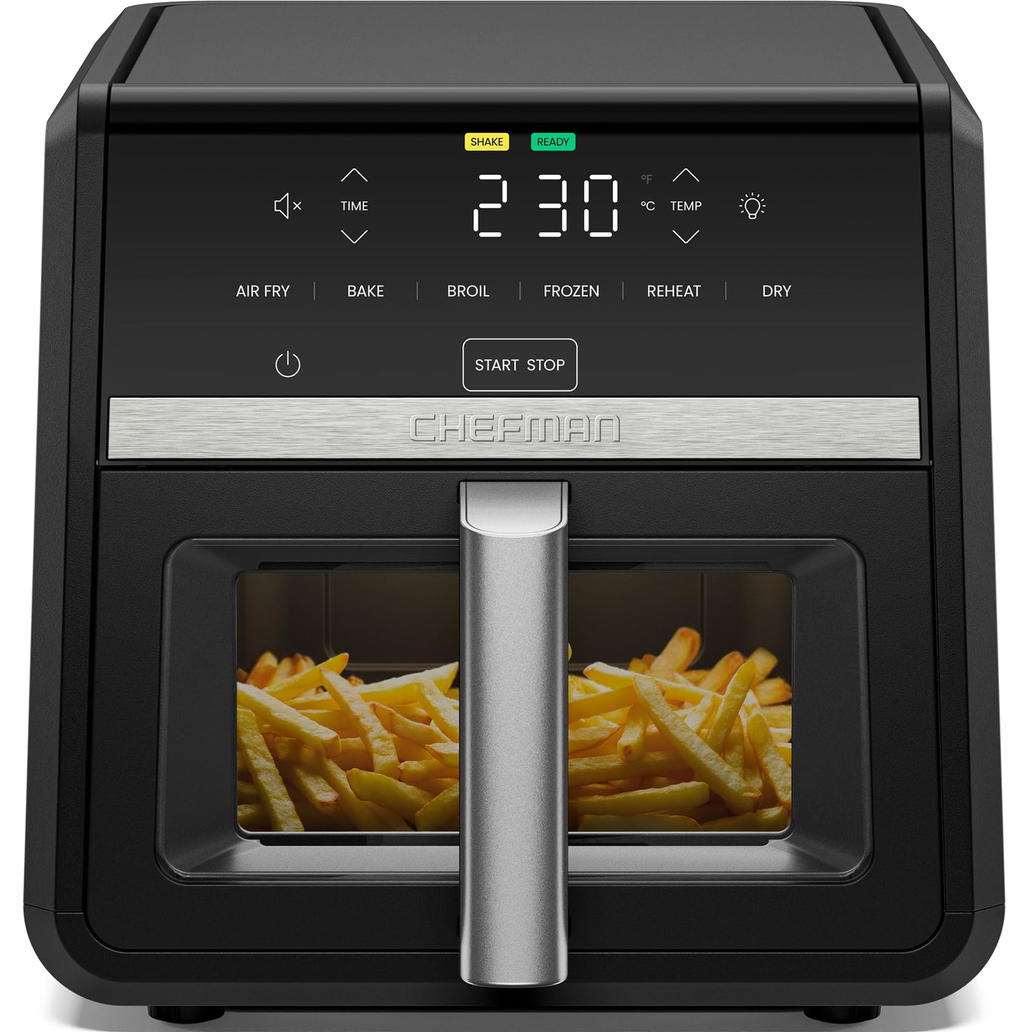 Heissluftfritteuse TurboFry, Schwarz