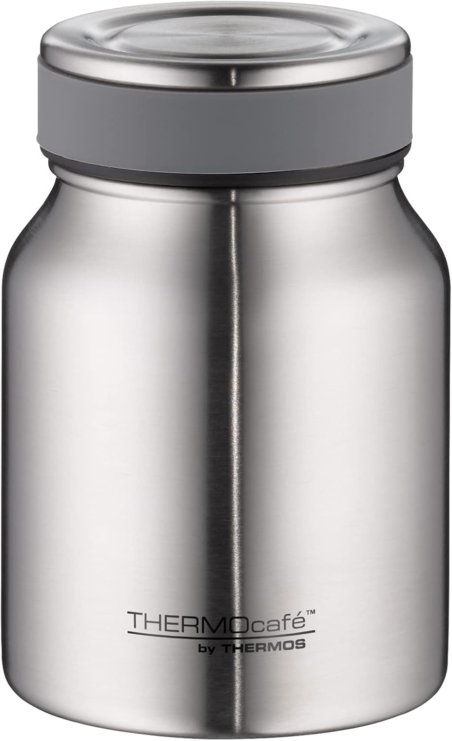 Doppelwandiger Thermobehälter, Stainless Steel Mat 500 ml ohne Löffel