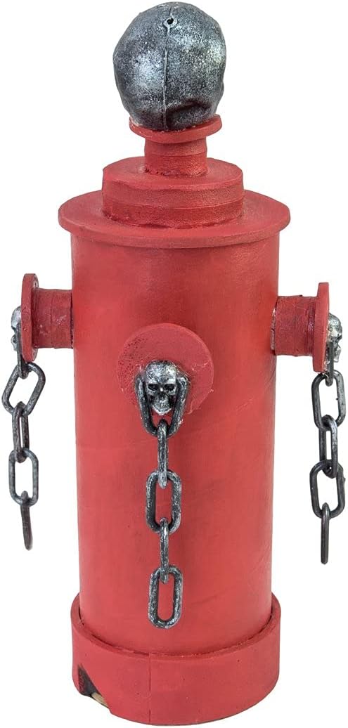 Halloween Feuerhydrant mit Lichteffekten
