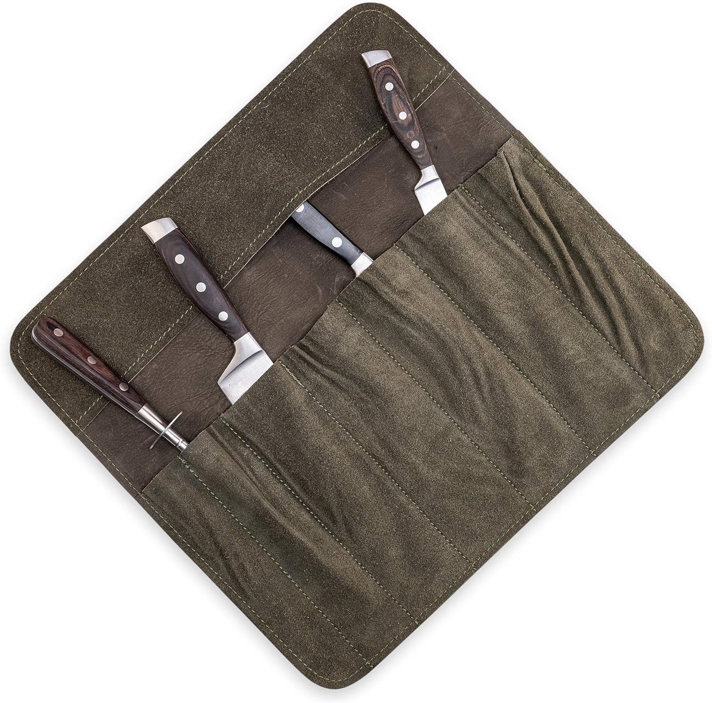 Messertasche, Olive-grün