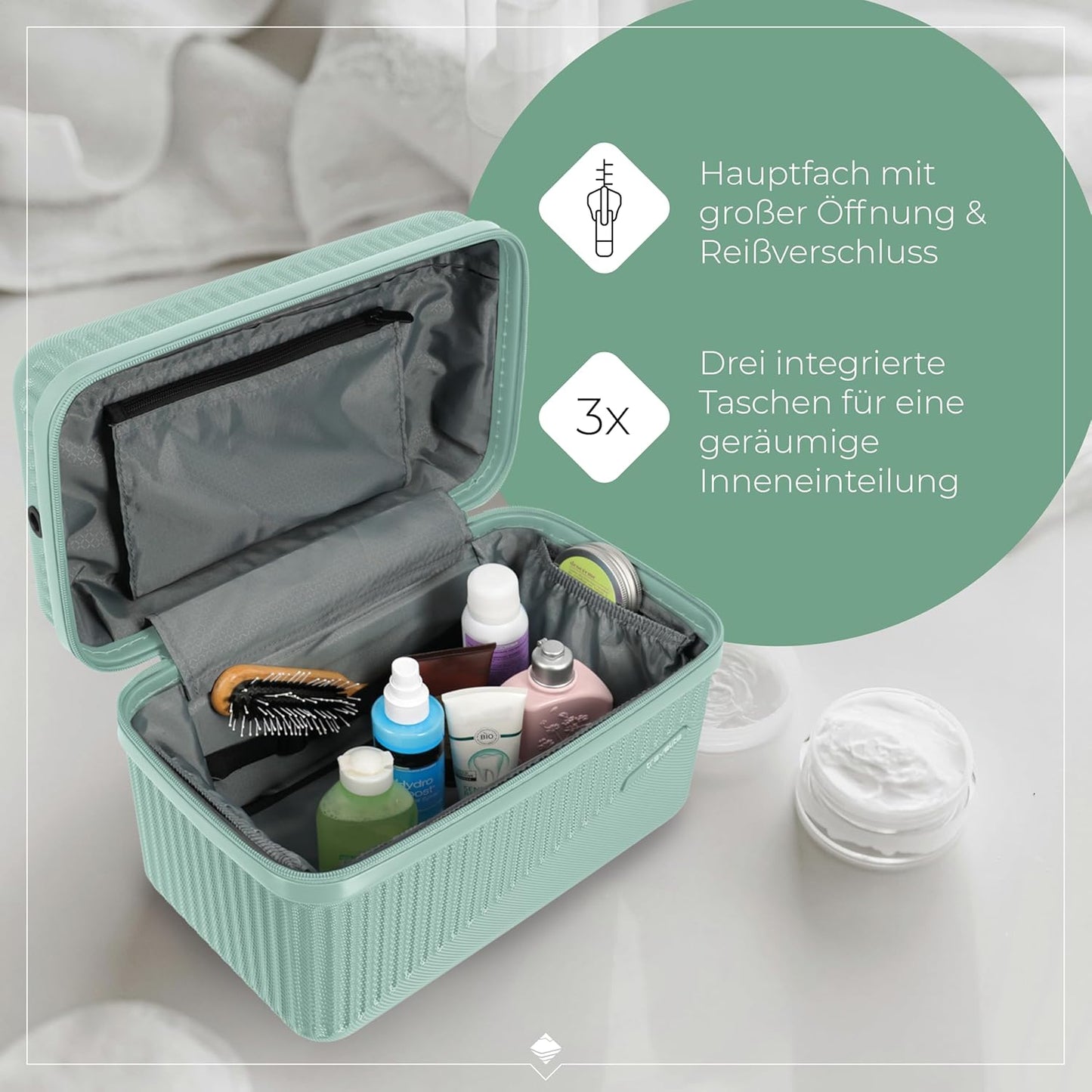 Bali, Mint / Beautycase
