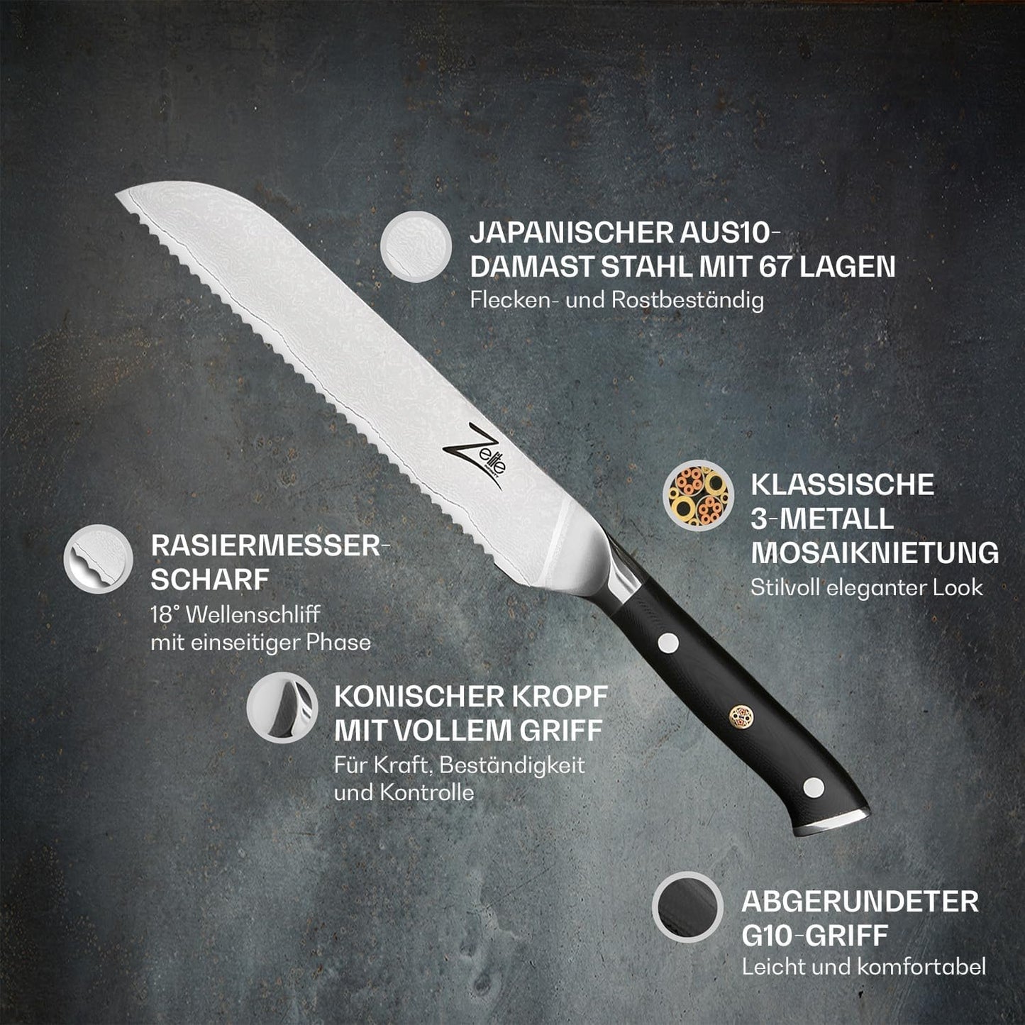 Brotmesser, Brotmesser / 20 cm