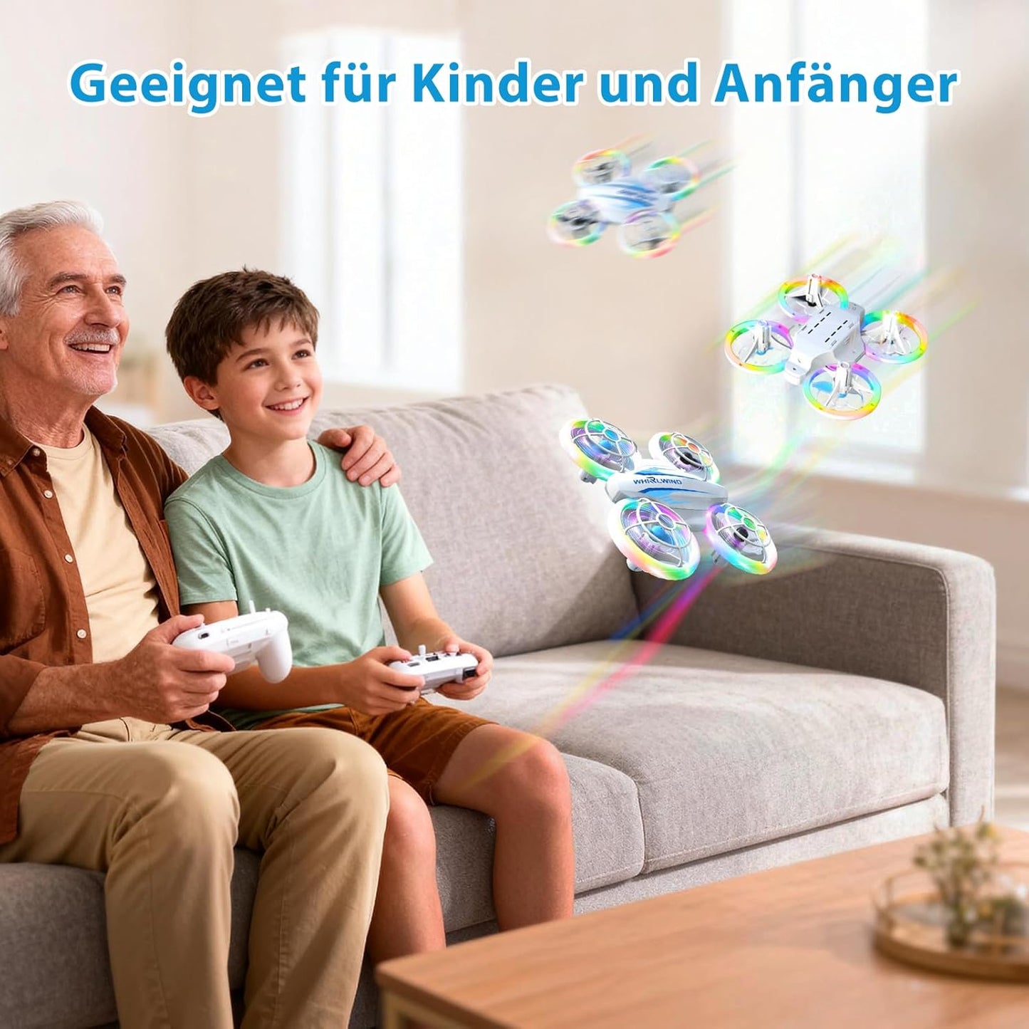 AC09 Mini-Drohne für Kinder mit LED-Lichtern
