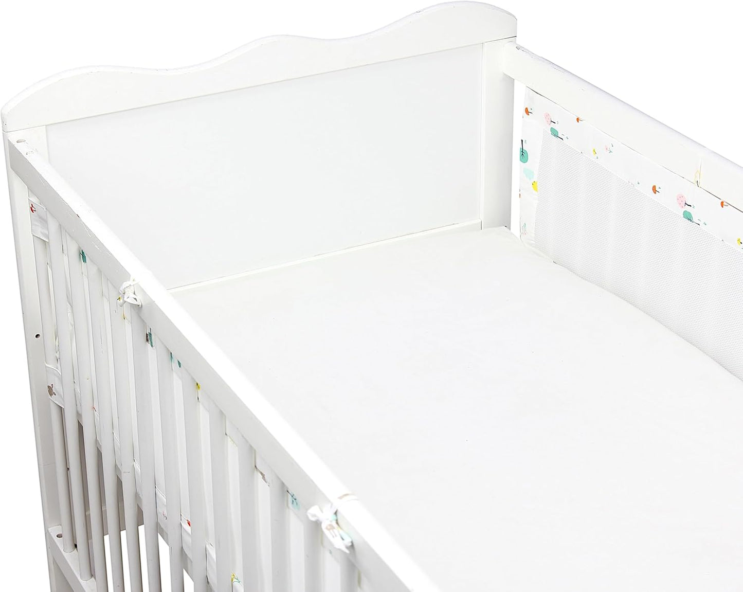 2er-Set Gitterstäbe Schutznetz 3D Mesh (2er Set) für Babybett, ca. 128 x 30 cm (für Babybett 140x70) Rentier
