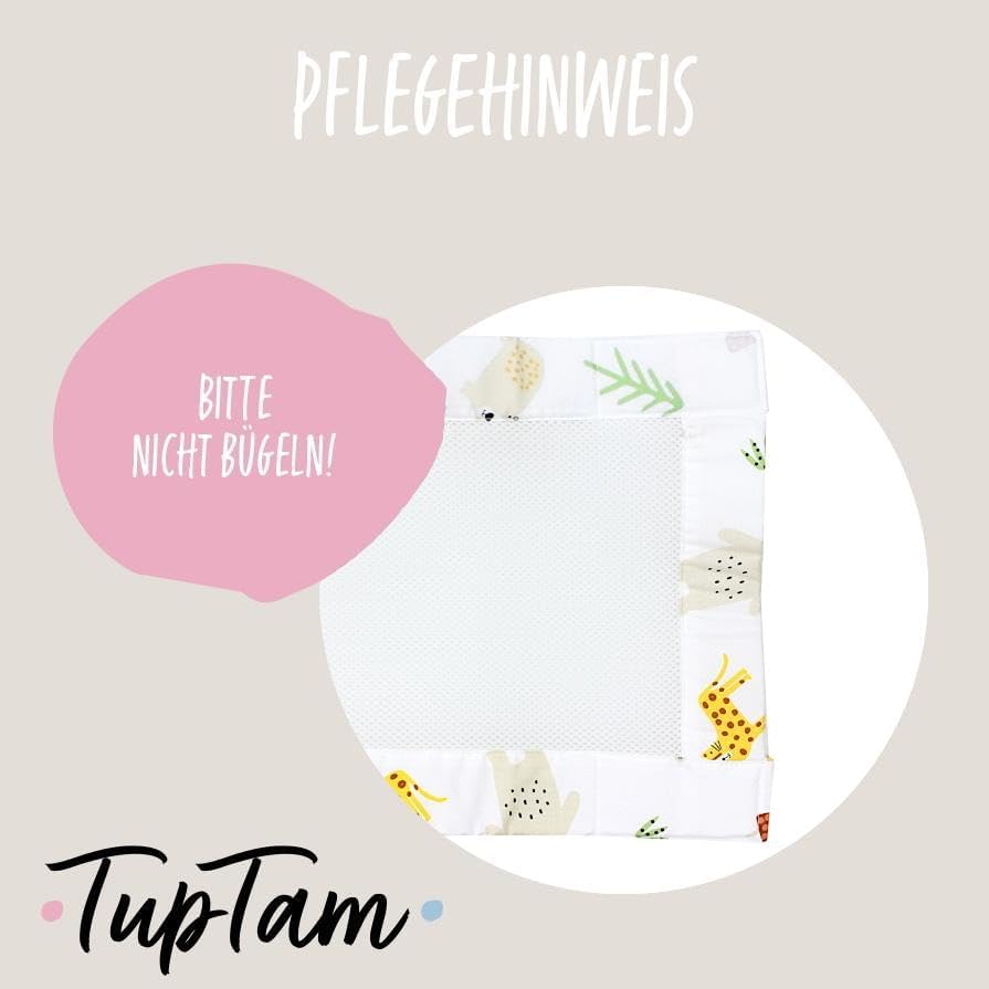 Babybett Nestchen, ca. 128 x 30 cm (für Babybett 140x70) Löwe und Bär