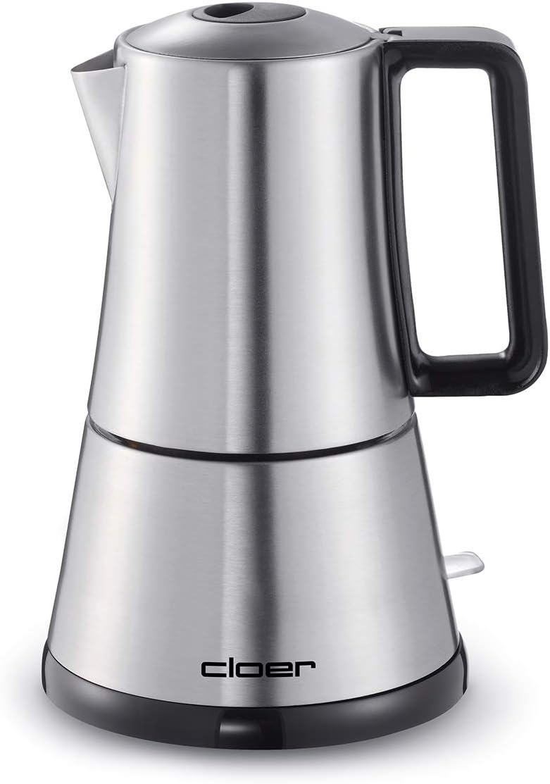 Elektrischer Espressokocher für 3-6 Tassen, 3-6 Tassen