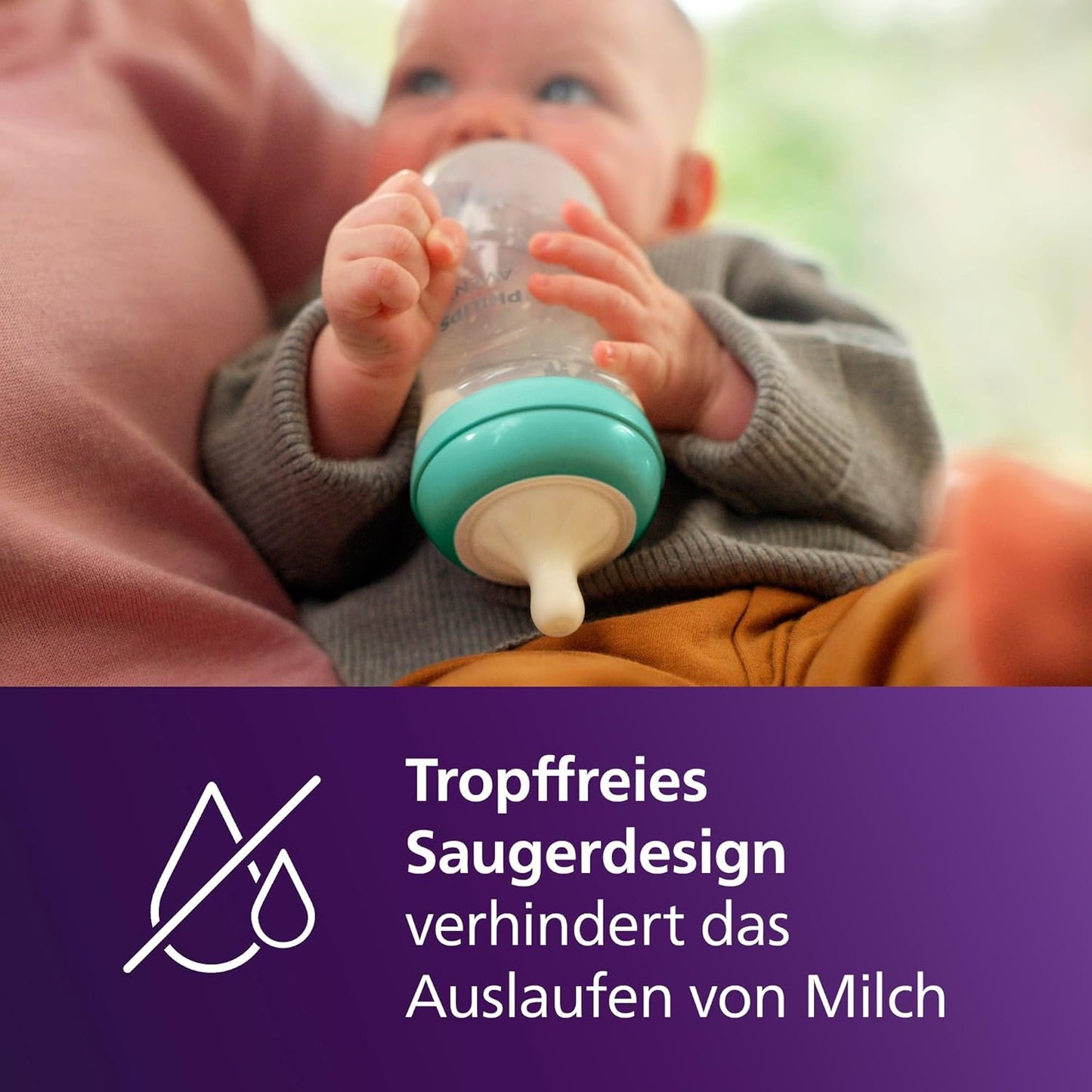 Natural Response Babyfläschchen-Set, Grün 1 stück (3er Pack)