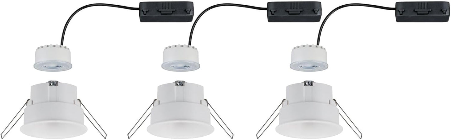 3er-Set LED-Einbauleuchte Cymbal, 3er-Set Inkl. Leuchtmittel (2700K)