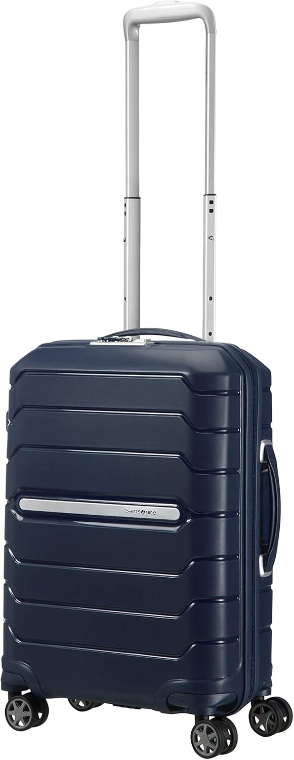 Erweiterbarer Handgepäck-Trolley Flux, Marineblau / Flux / Spinner S (55 cm - 44 L)