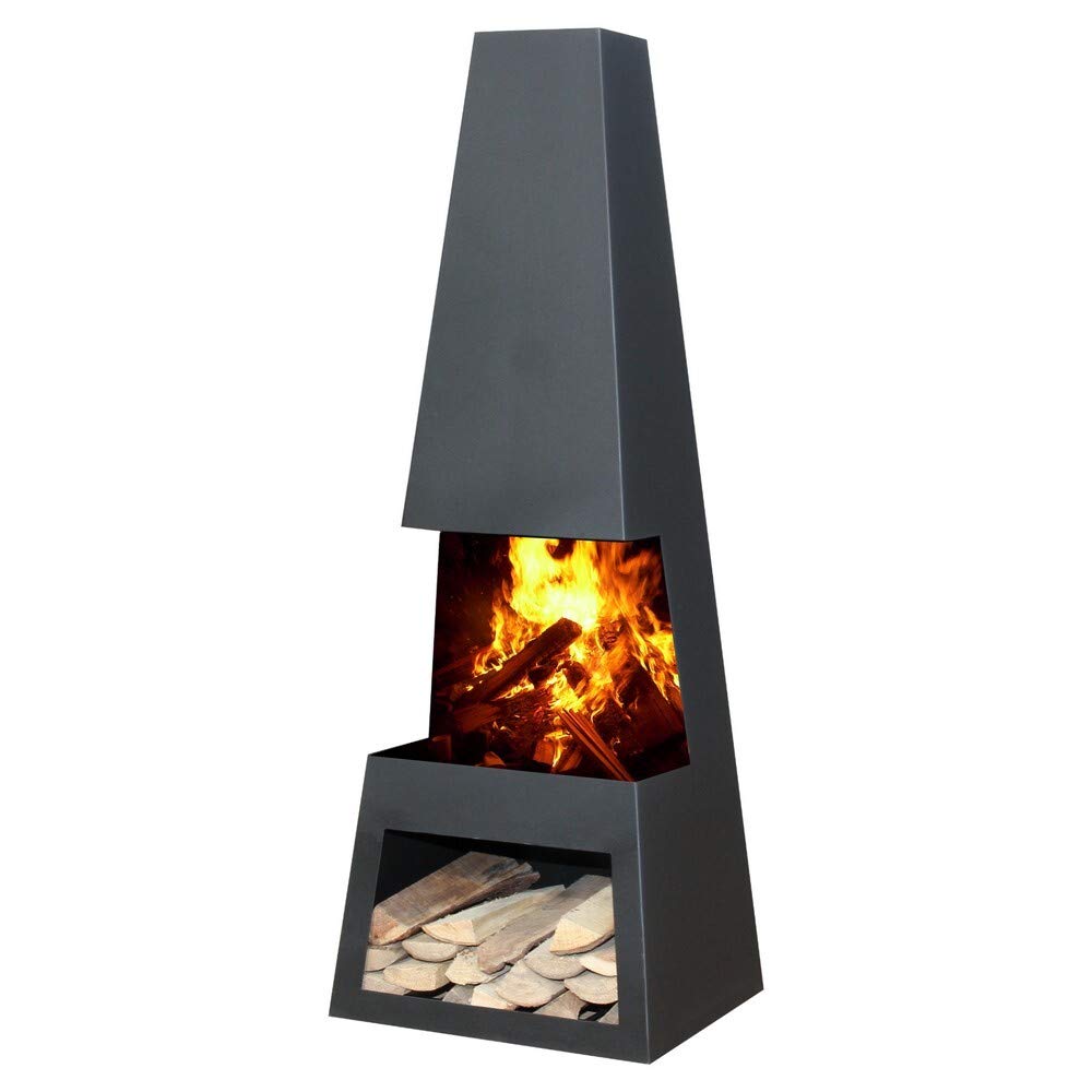 Gartenkamin Pular, Pular Black 1,22 m