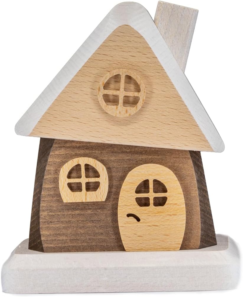 Räucherhaus, 15cm Braun
