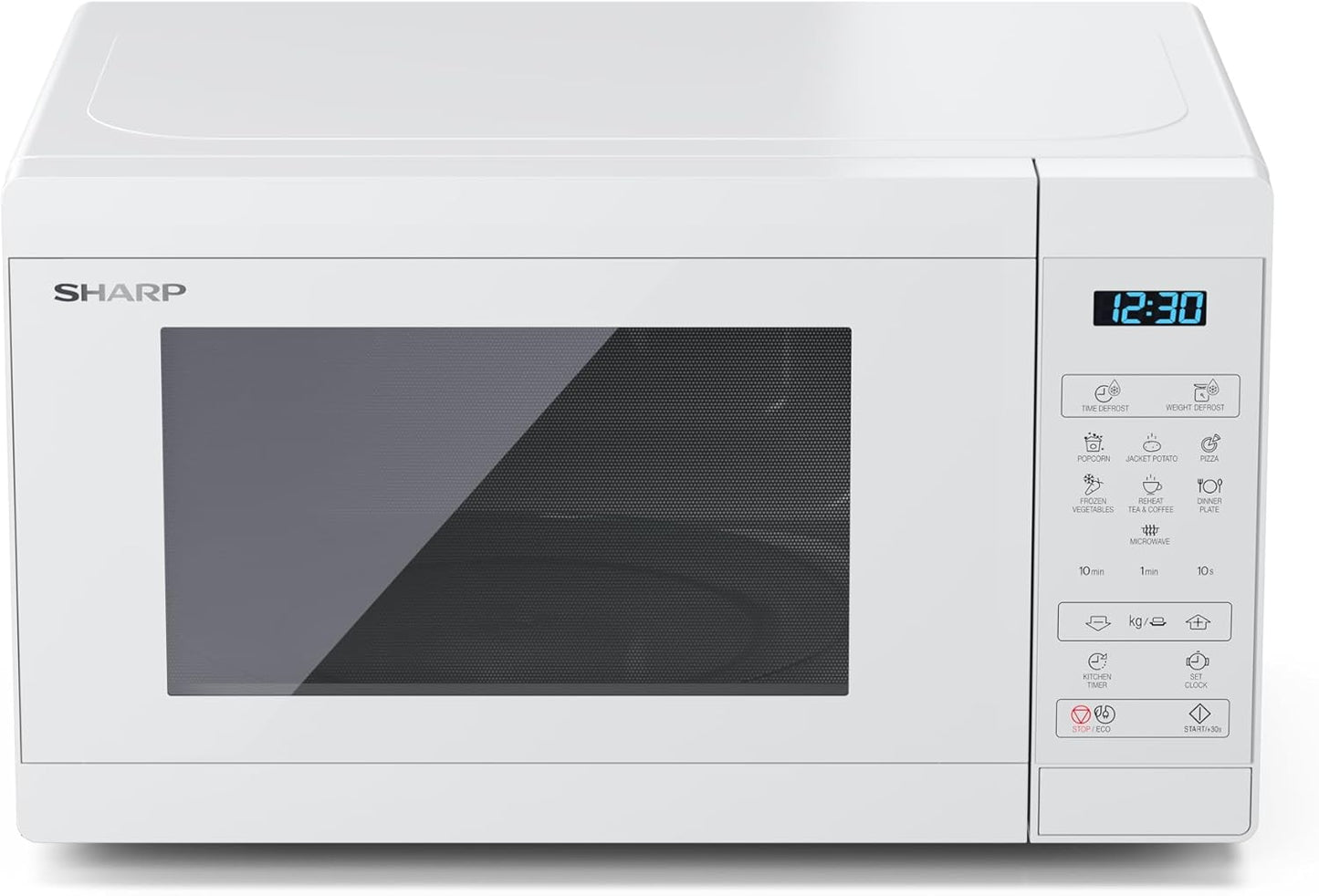 Mikrowelle YC-MS02E-C mit Auftaufunktion, Kristallweiß
