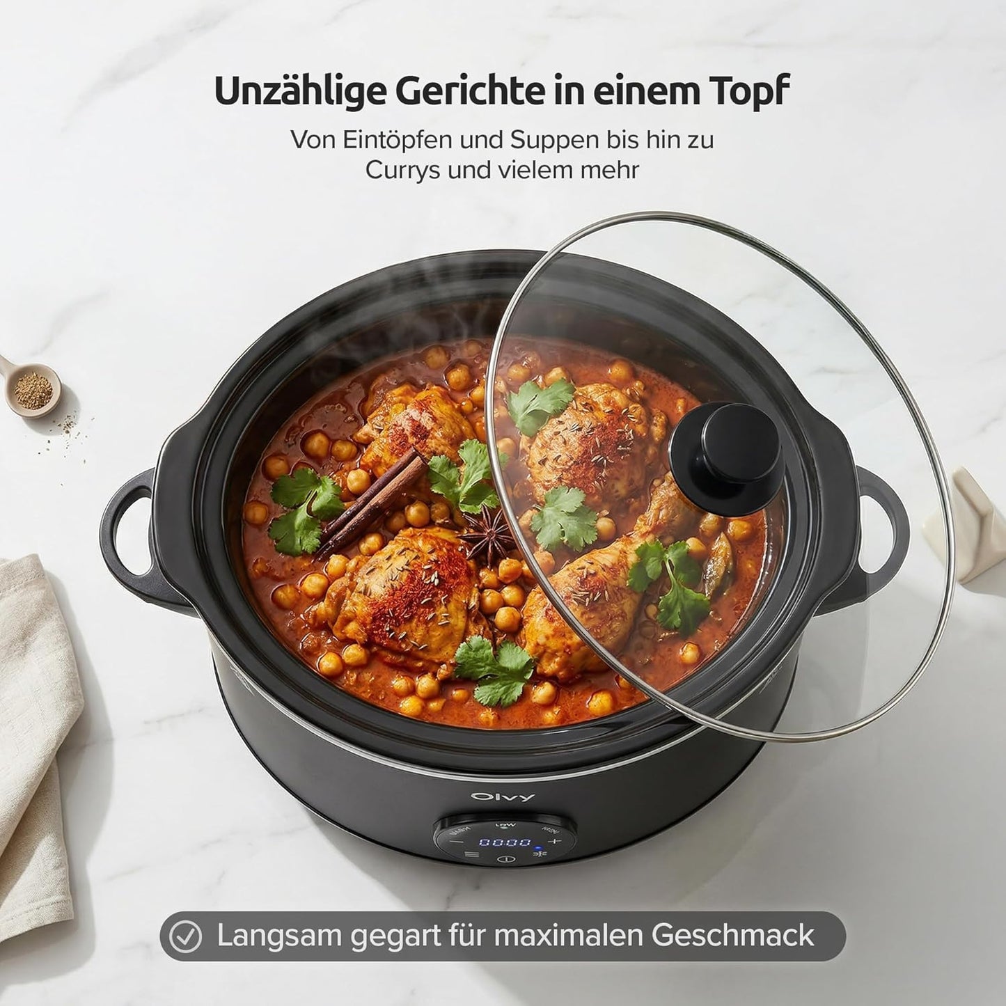 Digitaler Slow Cooker