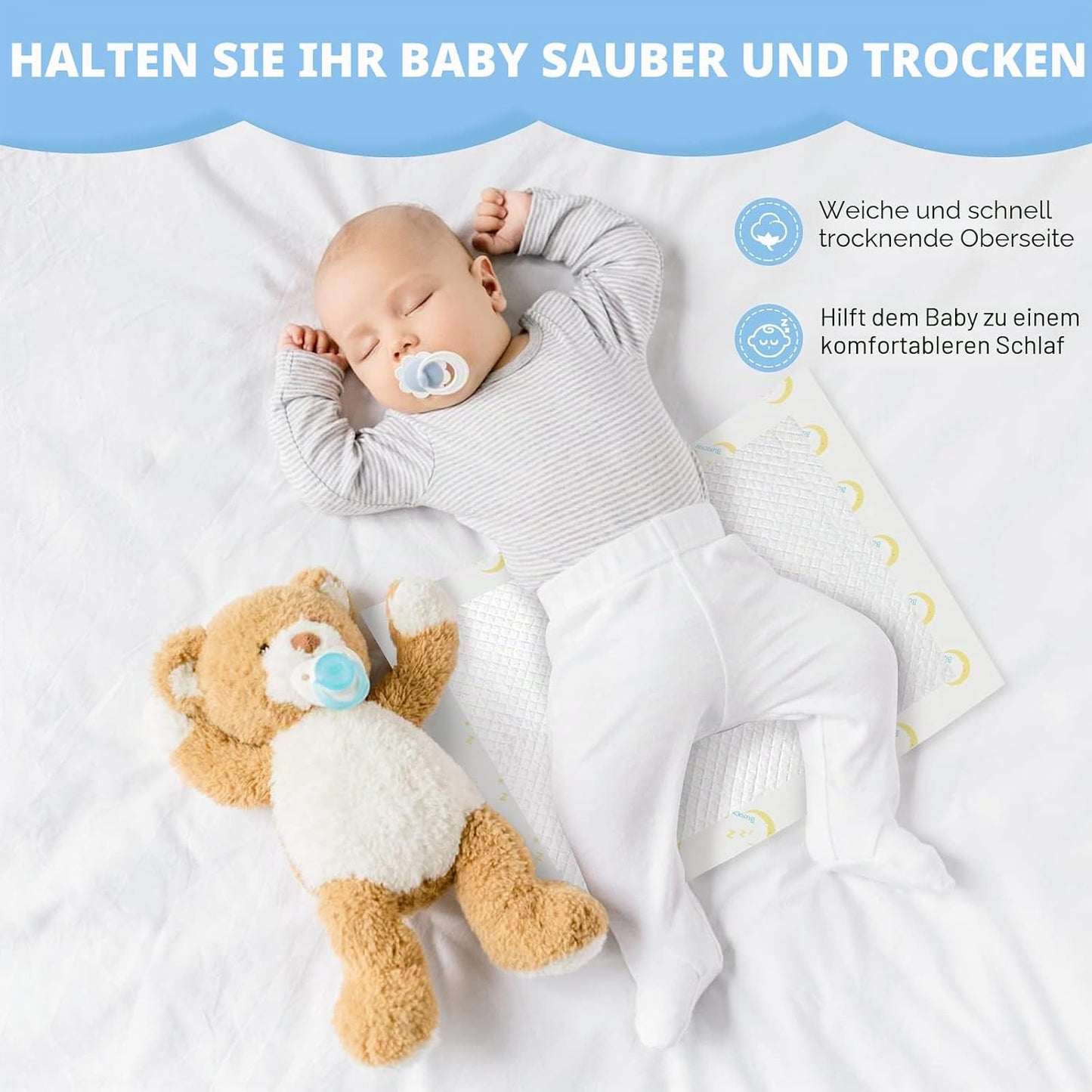 Einweg Wickelunterlagen für Babys