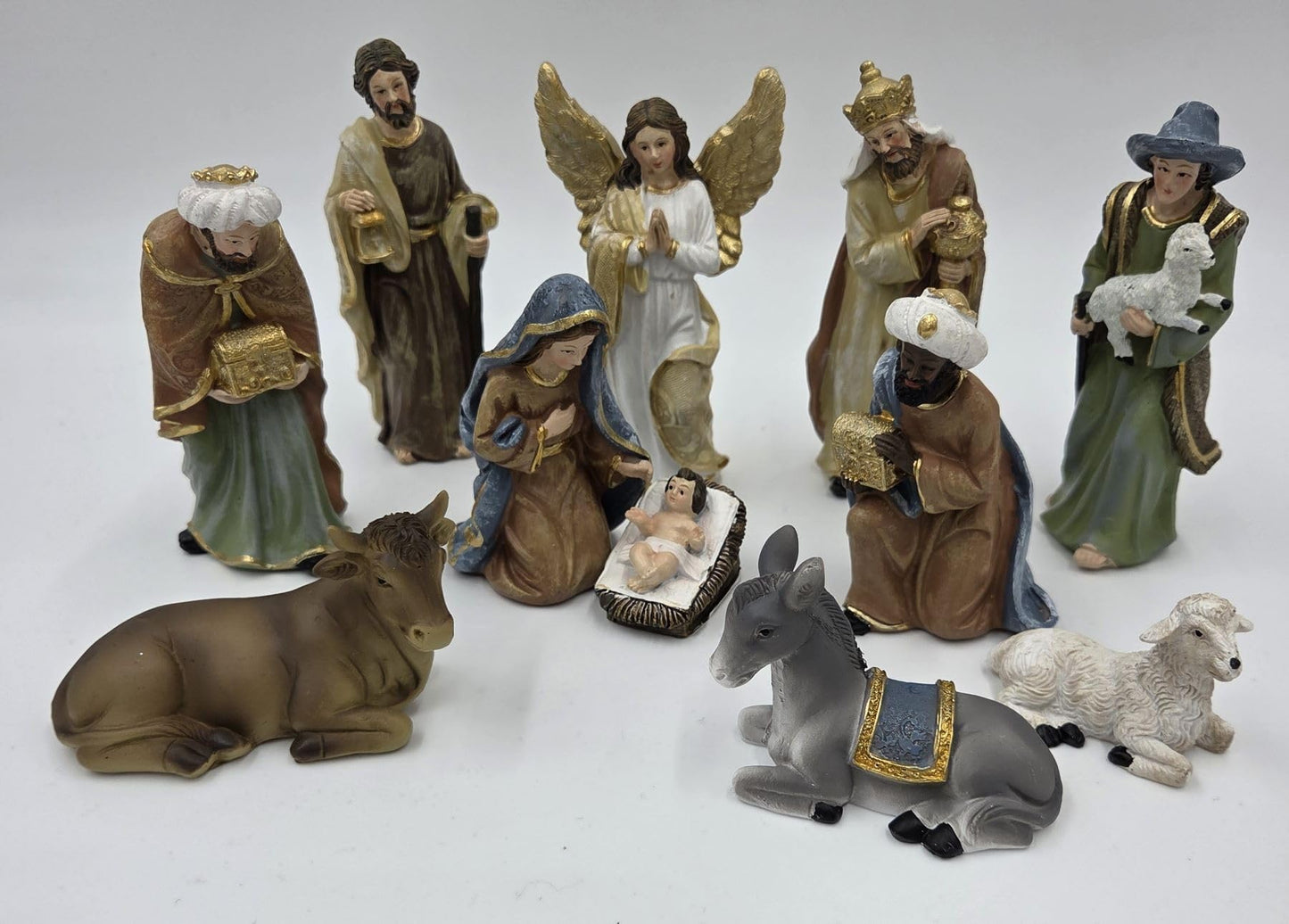 11-teiliges Krippenfiguren-Set