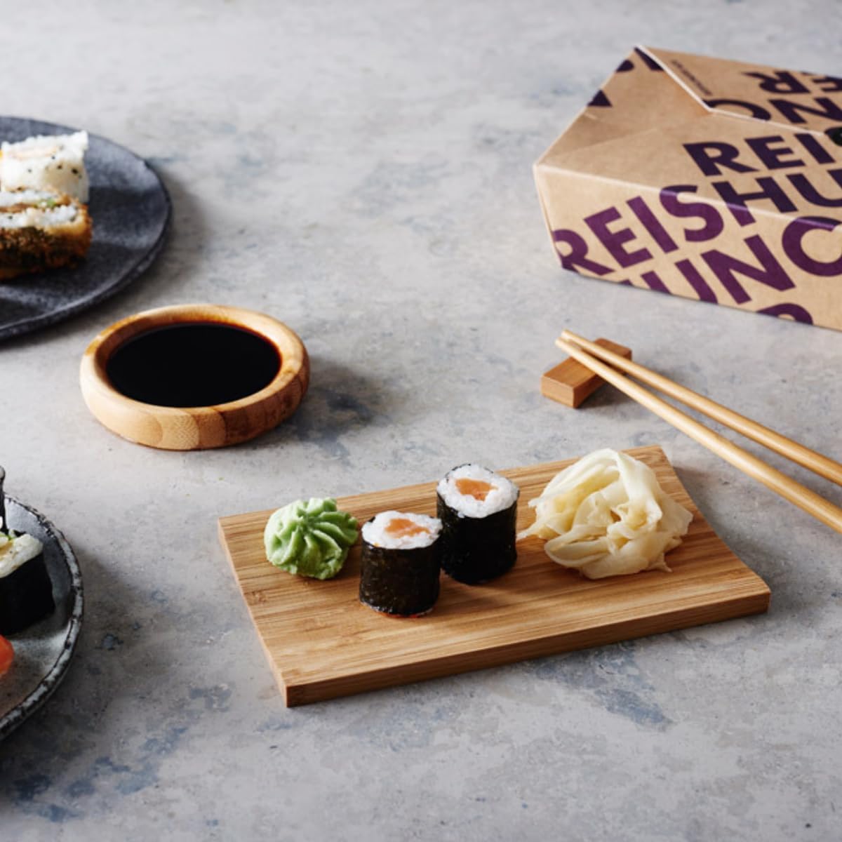 Sushi Servier Set, Set für 4 Personen