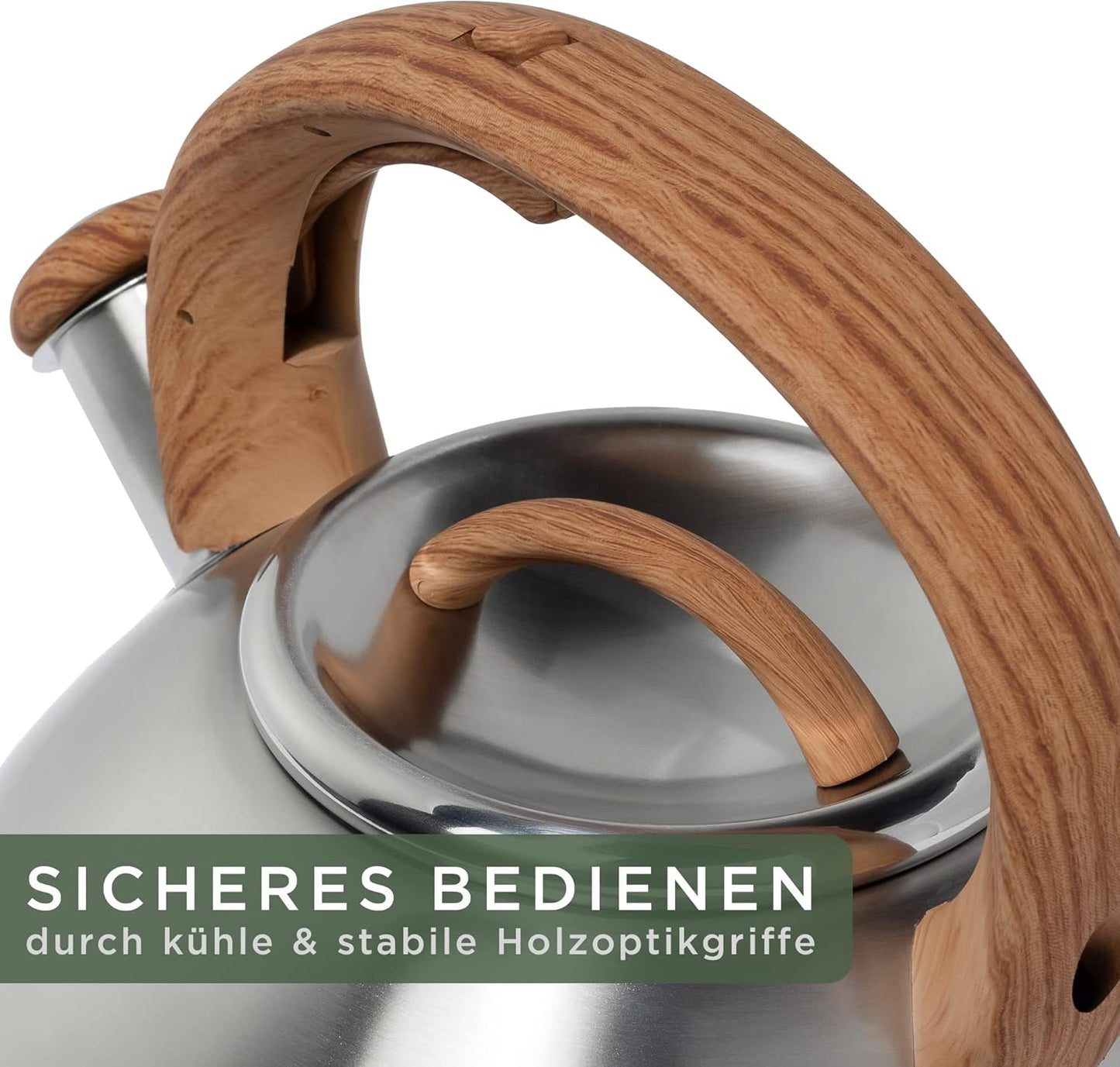 Wasserkessel, 2.3 Liter, Edelstahl & Kunststoff