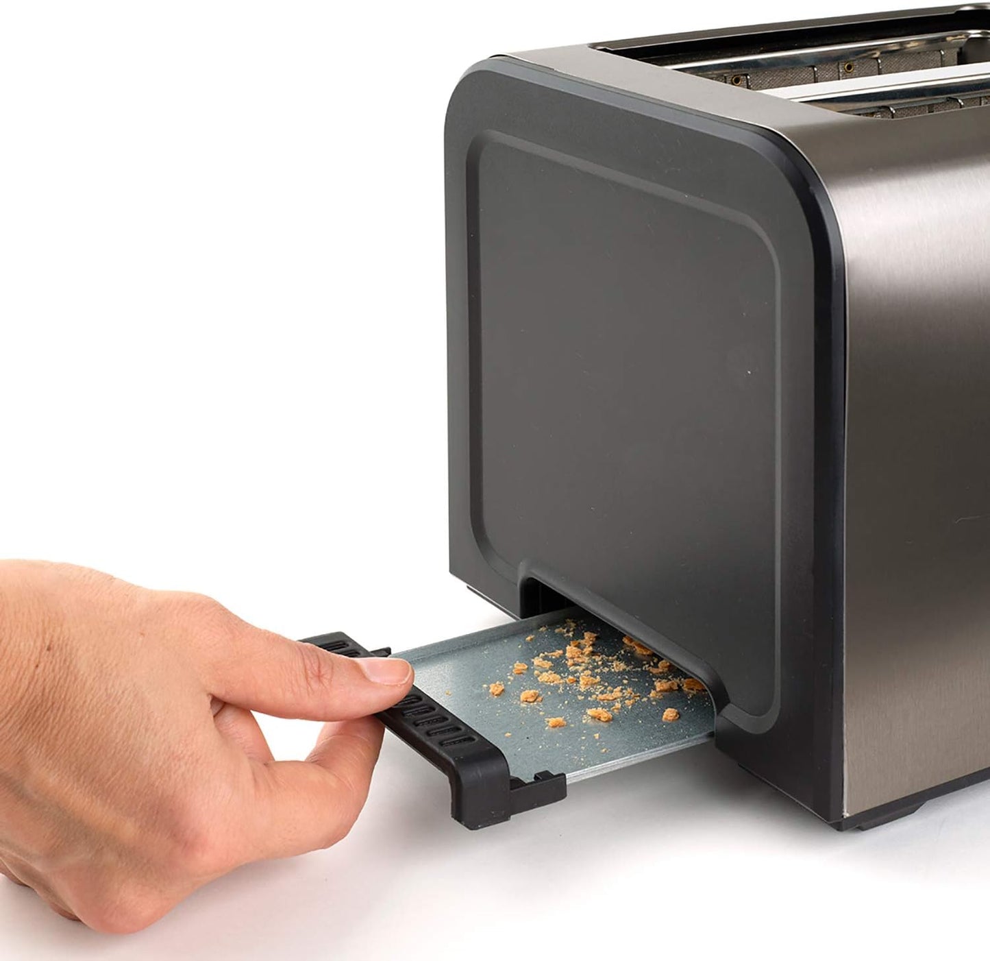 Toaster mit 2 extra breiten Schlitzen, 2 extra breite Schlitze Ohne Klemmen