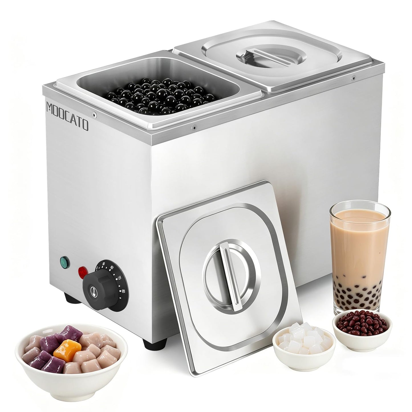 Schokoladenschmelzmaschine mit 2 Stück 1/6 GN Behälter