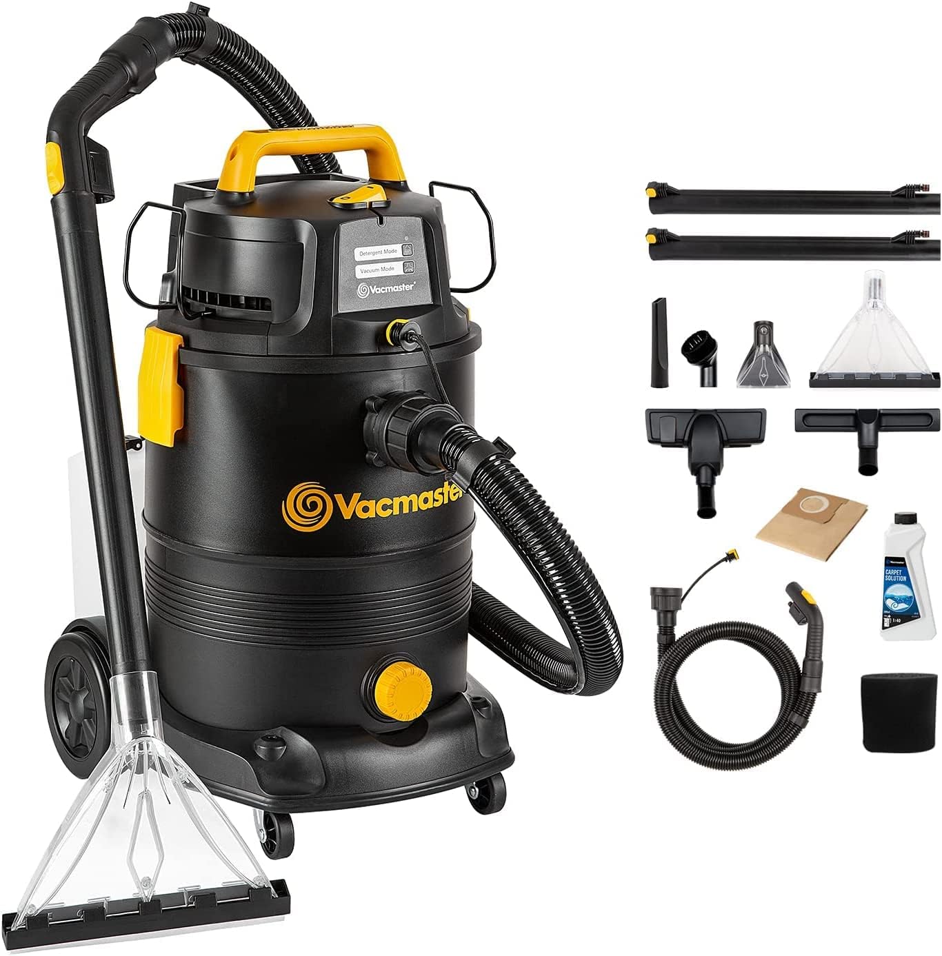 3-in-1 Waschsauger mit Dual-Tank-System VK1330PWR, 1300W 30L, Schwarz