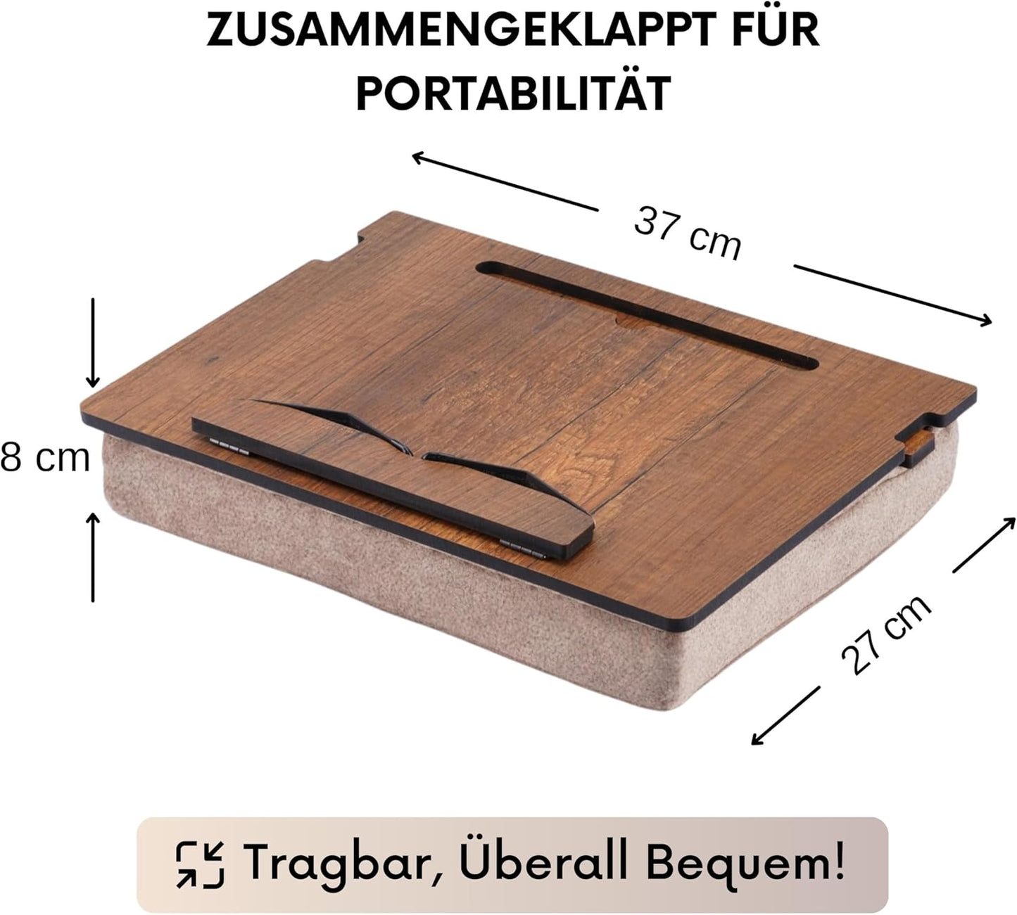Buchständer mit Stauraum
