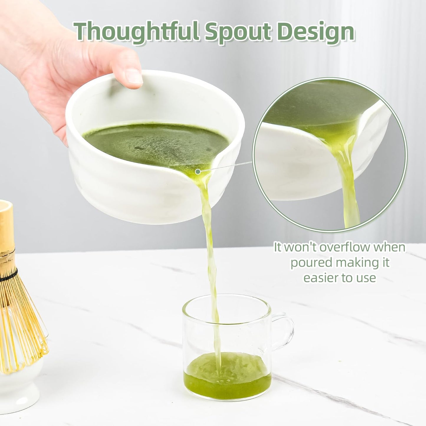 Matcha-Set für Teeliebhaber, White