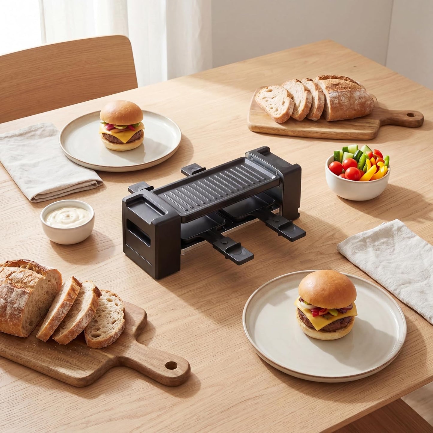 RA-2751 Raclette-Mini-Grill für 2 Personen