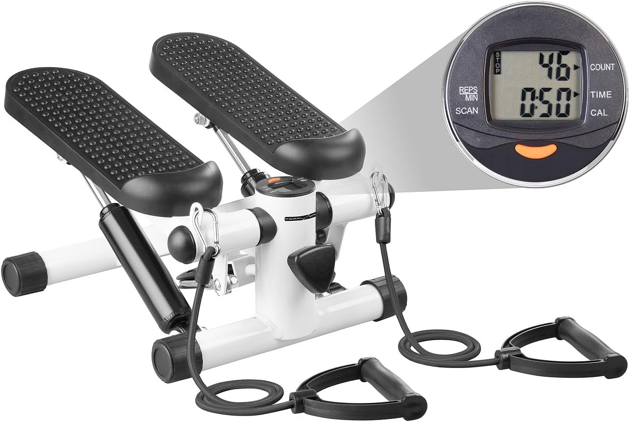 Mini-Stepper mit Display und Widerstandsbändern