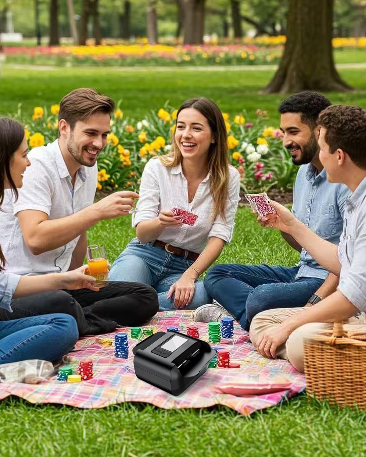 Elektrische Kartenmischmaschine