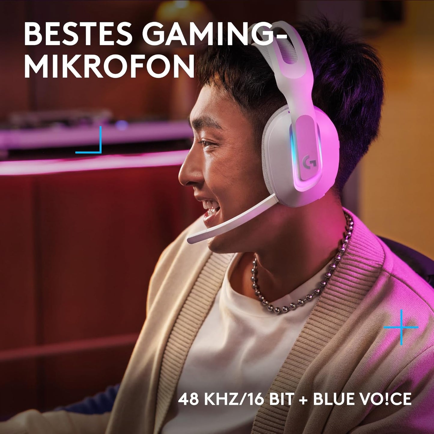Gaming-Headset G522 Lightspeed, G522 Headset Weiß