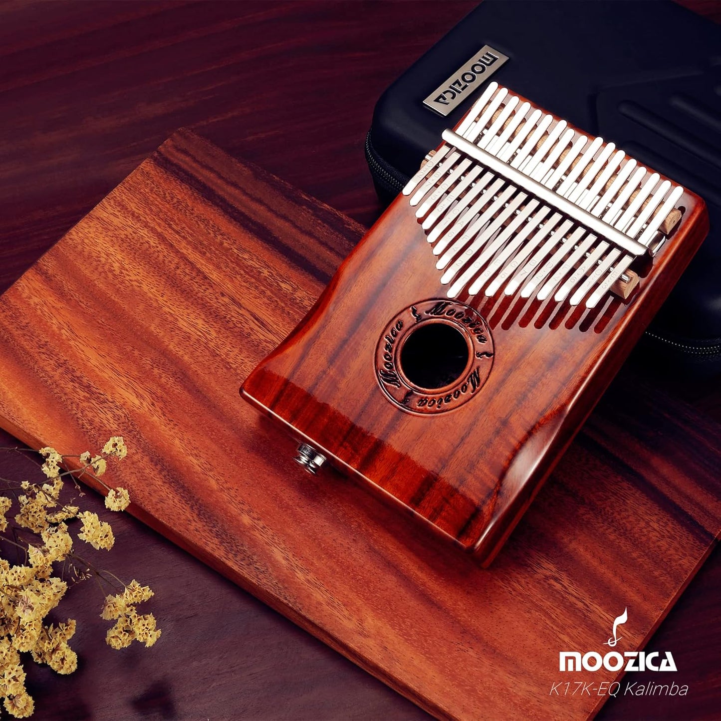 Kalimba mit Tonabnehmer, K17K-EQ