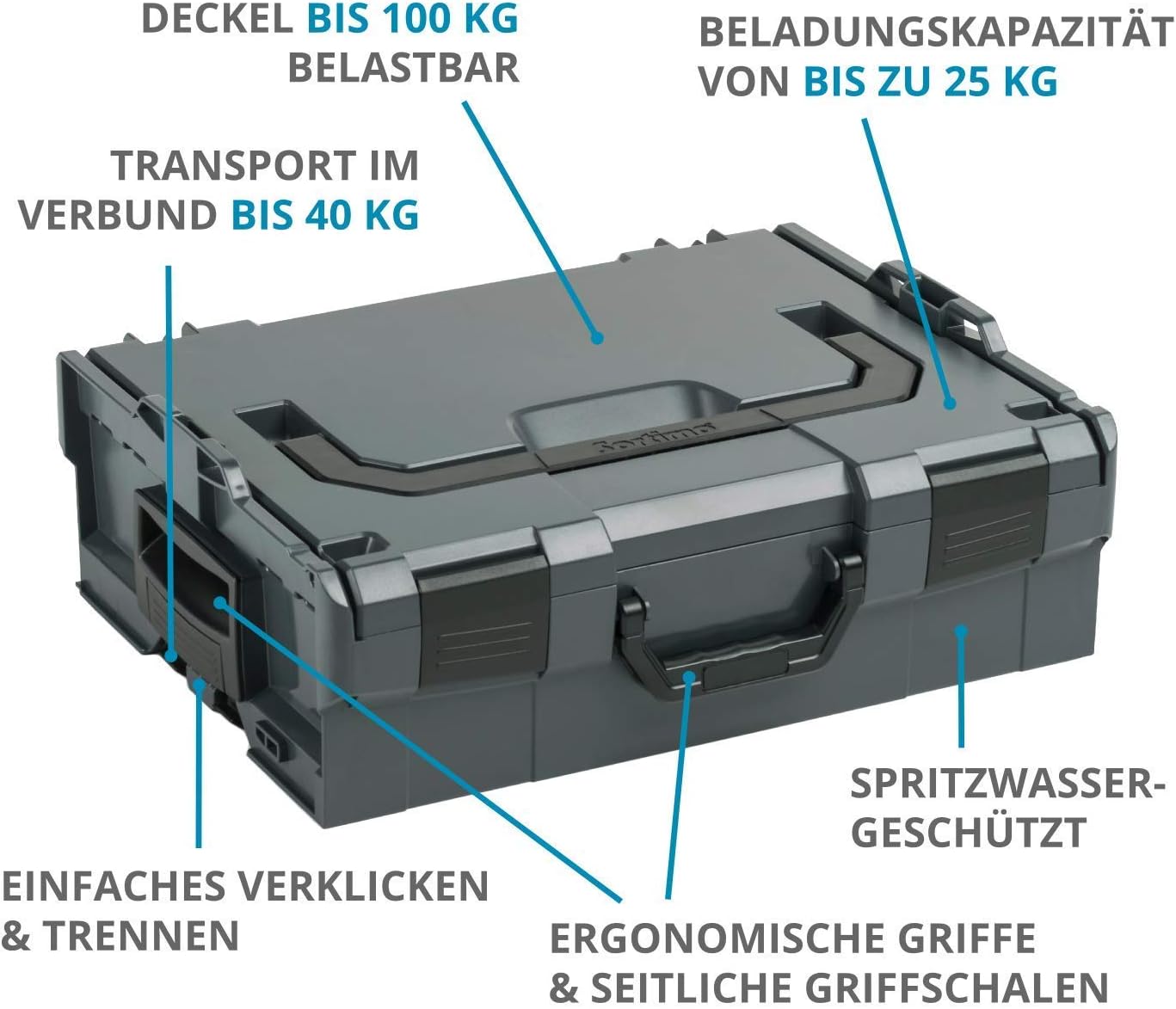 3-teiliges Werkzeugkasten Set Sortimo 136