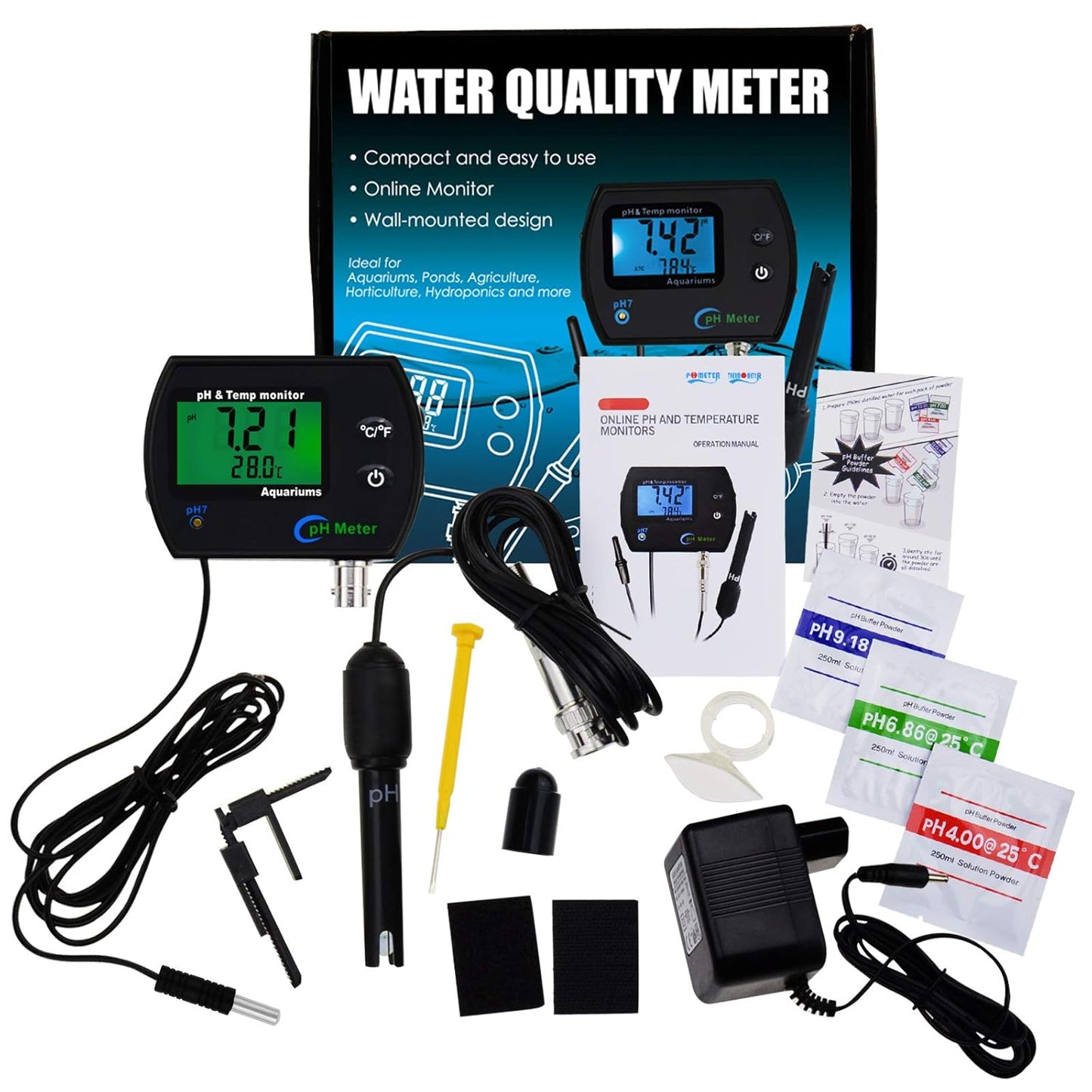 Digitaler pH- und Temperaturtester, pH-meter