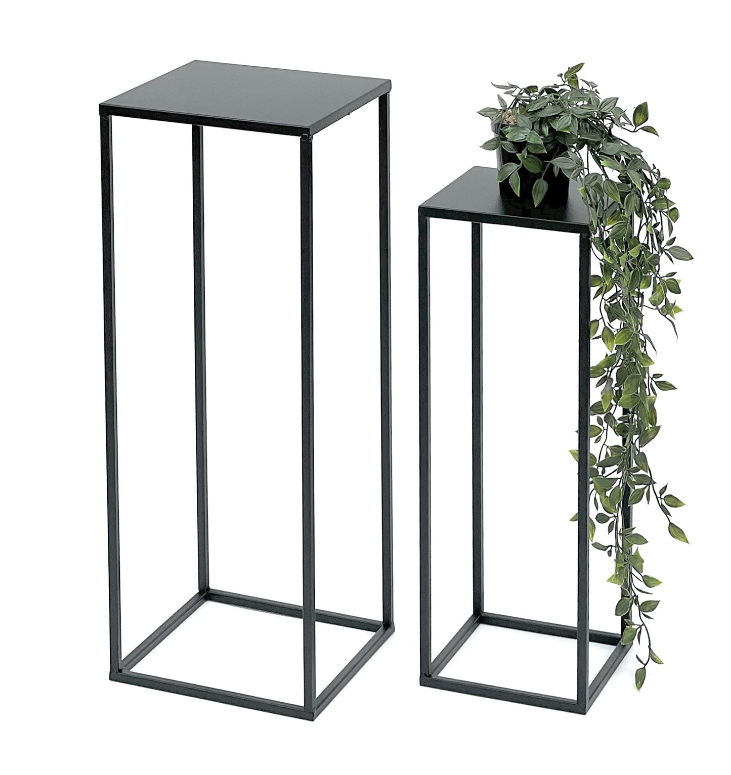 Blumenhocker & Beistelltisch Set (2-teilig)
