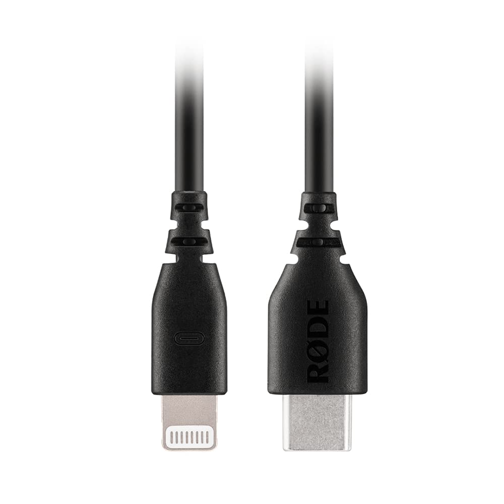 USB Adapterkabel SC21, USB-C Stecker > Lightning Stecker, Schwarz