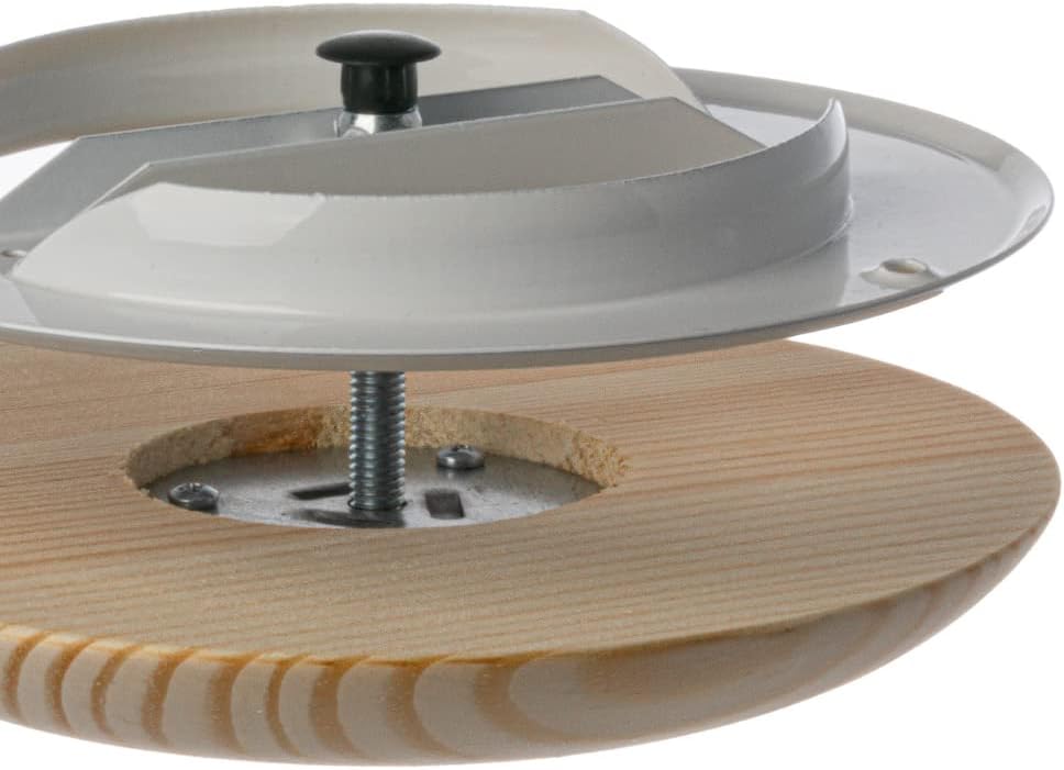 Tellerventil KD100 für Sauna, Ø 100mm Holz