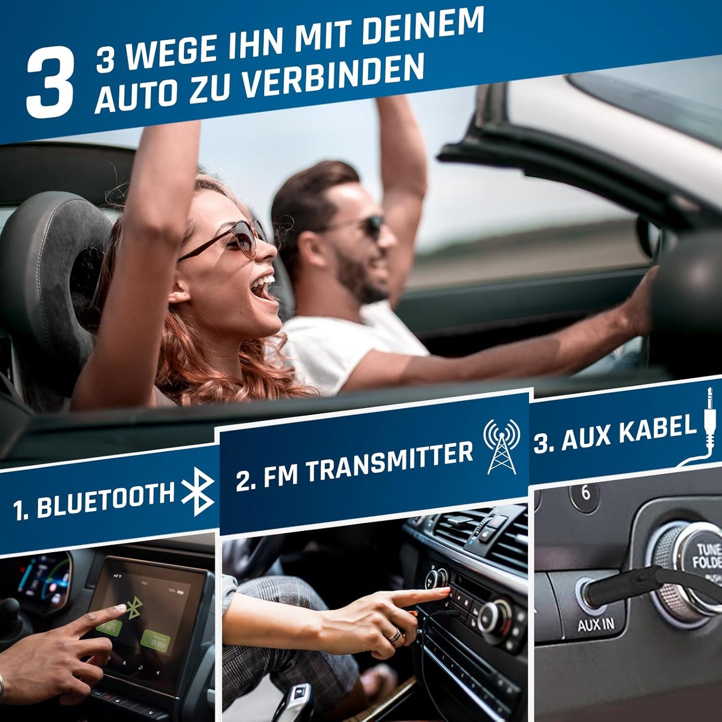 Tragbarer CD-Player mit Bluetooth
