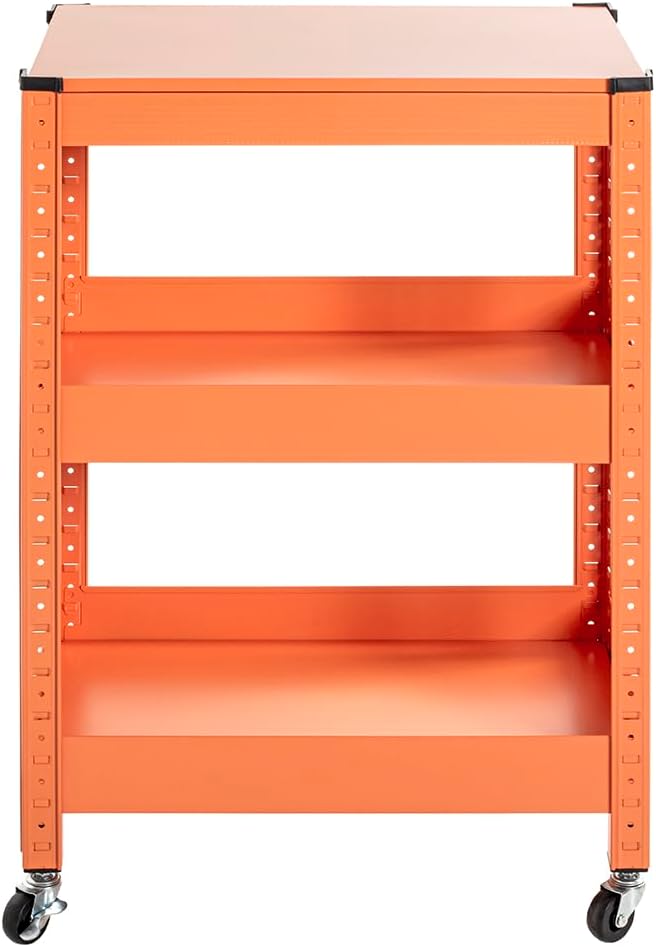 Moderner Servierwagen, Orange