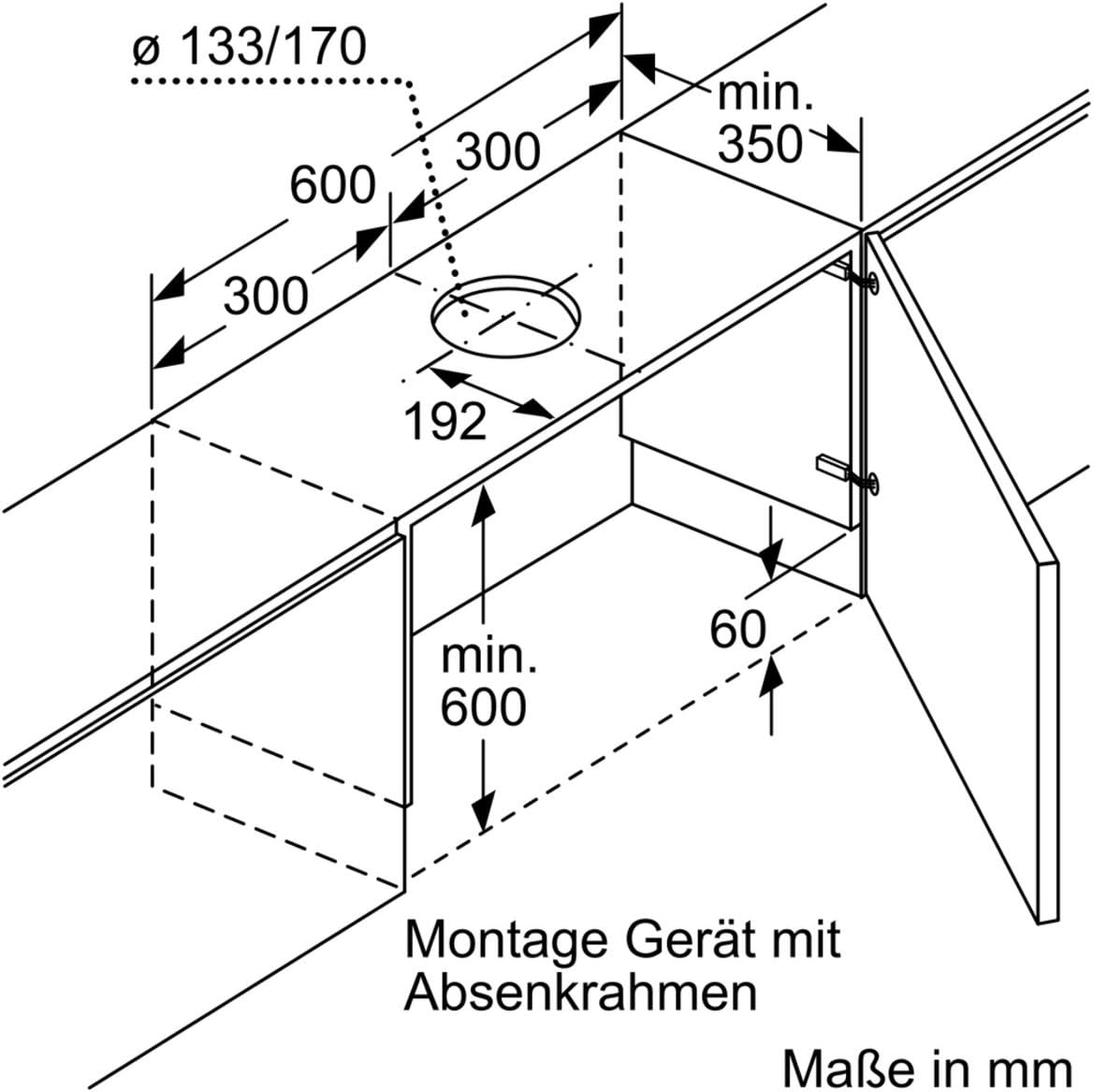 Z54TL60X0 Absenkrahmen