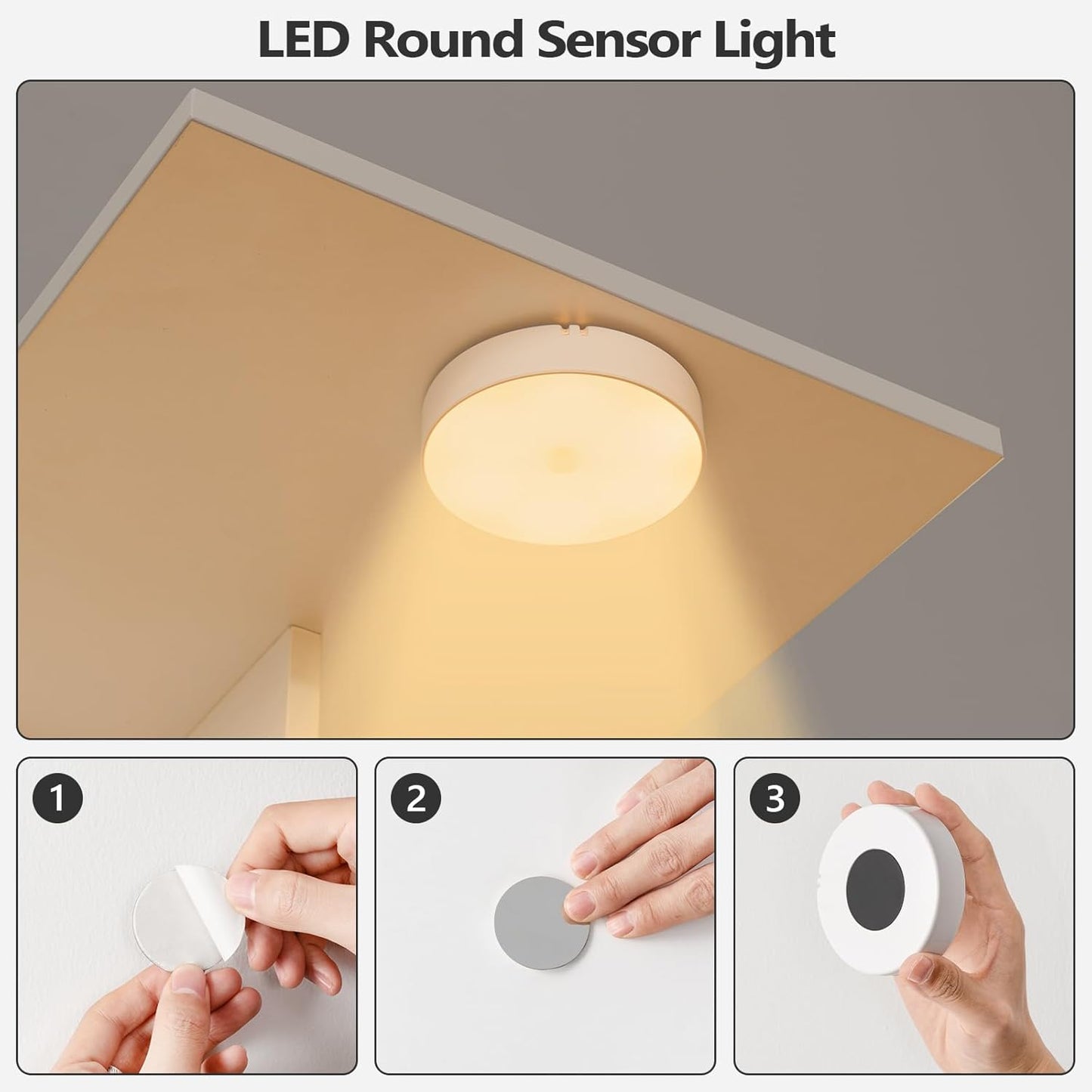C-förmiger Beistelltisch mit Ladestation und LED, Weiss