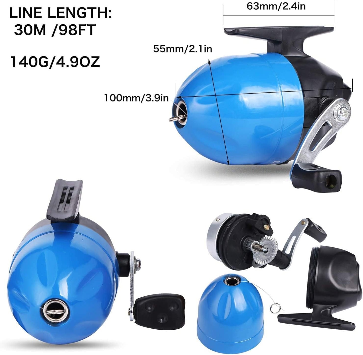 Kinder Teleskop-Angelruten-Set, Blue